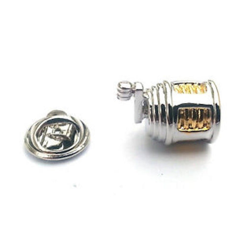 Fishing Reel Lapel Pin Tack Tie