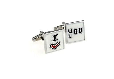 I Love You Cufflinks