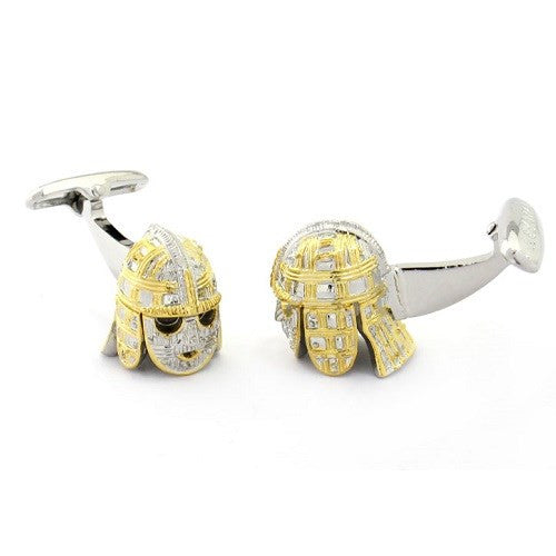 Medieval Helmet Spartan Cufflinks